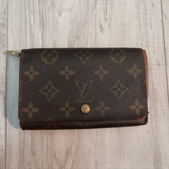 Other - Louis Vuitton, Mono Brown Leather, Bi-fold Compact Wallet